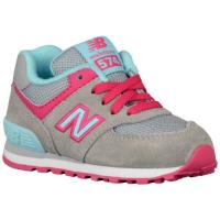 new balance 574 new balance voor kleuter meisjes loopschoenen grijs licht blauw Schoenen Nieuw 68zuo227